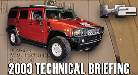 2003 Hummer H2 Technical Briefing